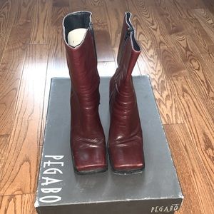 Pegabo Square Toe Boots